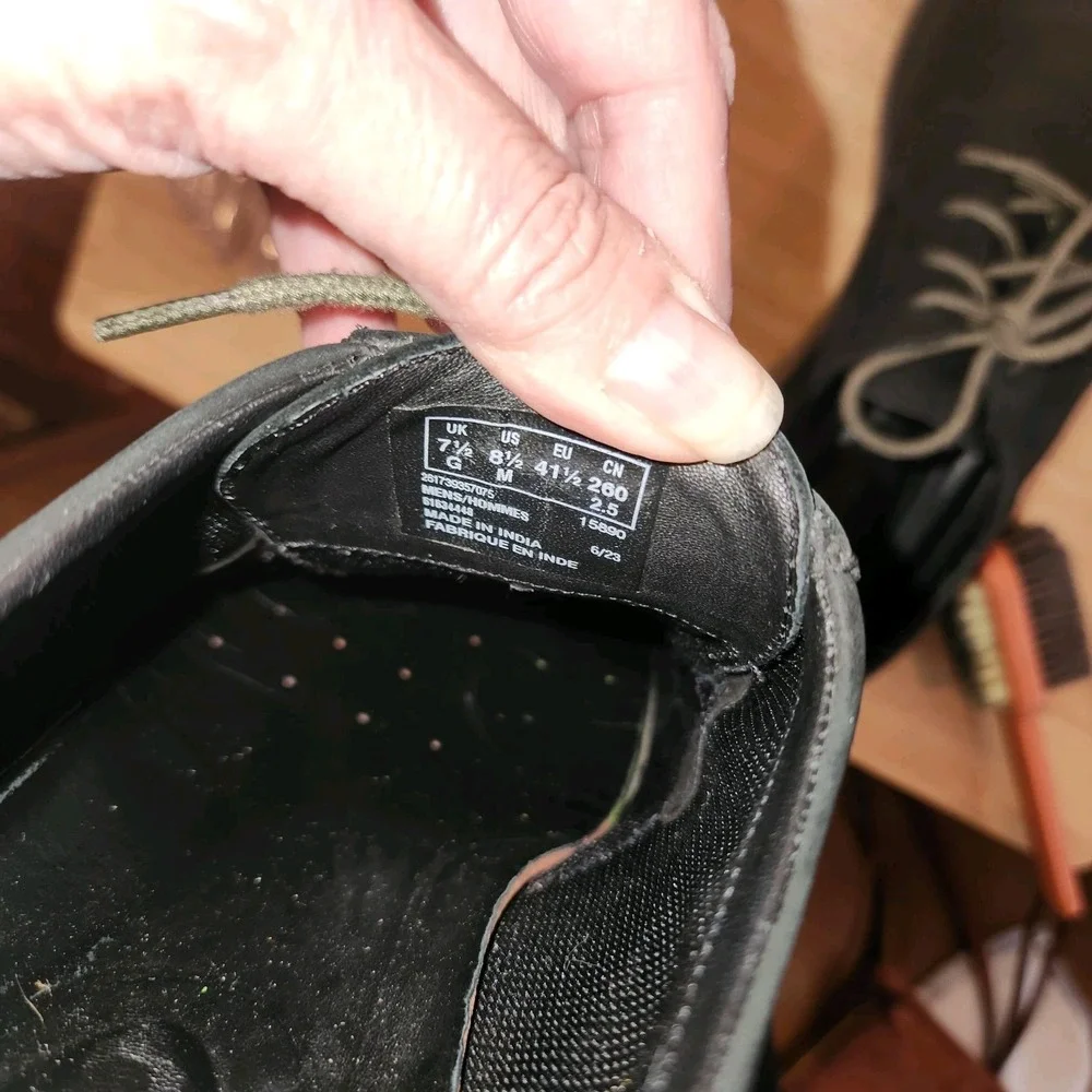 Clarks Chantry Wing Mens‎ Black Oxfords & Lace Ups Wingtip & Brogue Shoes 8.5 M